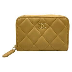 Chanel Classic Zip Coin Purse/Matelasse Coin Case